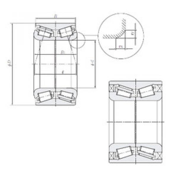 tapered roller dimensions bearings 4T-CRI-0760LLCS200/5C NTN #1 image