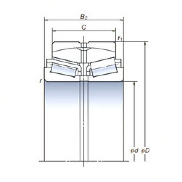 tapered roller bearing axial load AR180-1 NSK #1 image