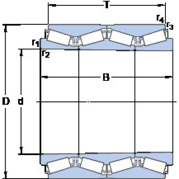 tapered roller bearing axial load BT4B 332997 B/HA1 SKF #1 image