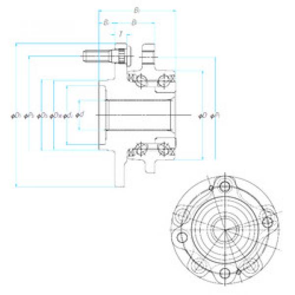 tapered roller bearing axial load ZA-/HO/62BWKH25B-Y01 NSK #1 image