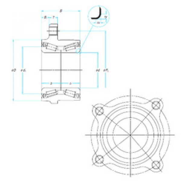 tapered roller bearing axial load ZA-54KWH01M-Y-2CA-01 NSK #1 image