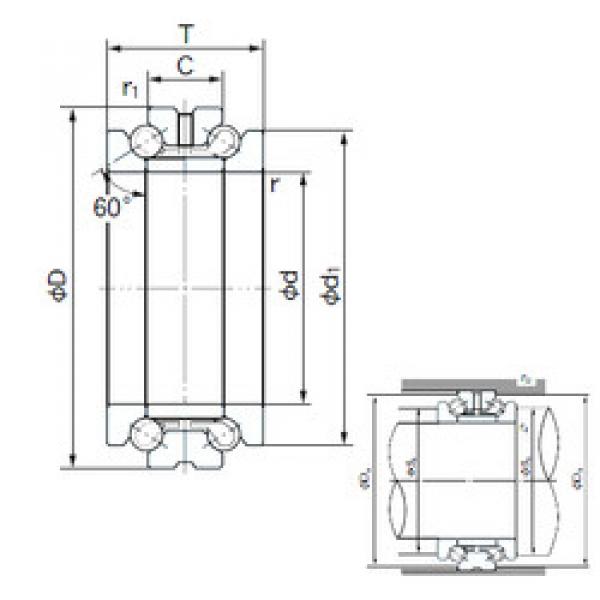 thrust ball bearing applications 103TAD20 NACHI #1 image