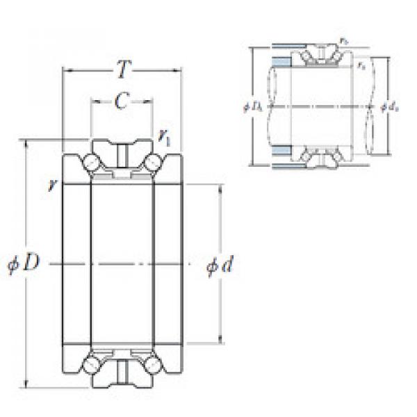 thrust ball bearing applications 100TAC20X+L NSK #1 image