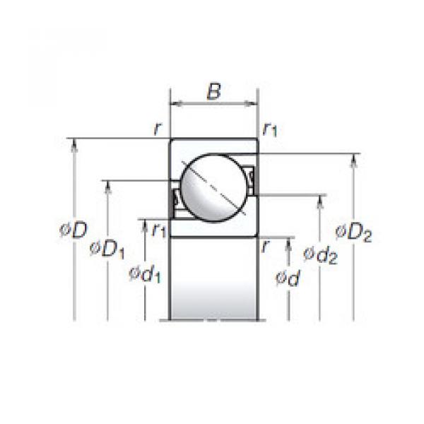 thrust ball bearing applications 40TAC03AT85 NSK #1 image