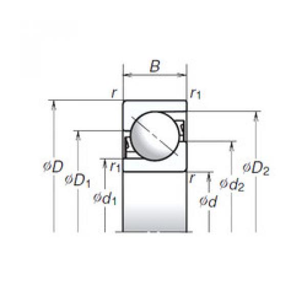 thrust ball bearing applications 45TAC03AT85 NSK #1 image
