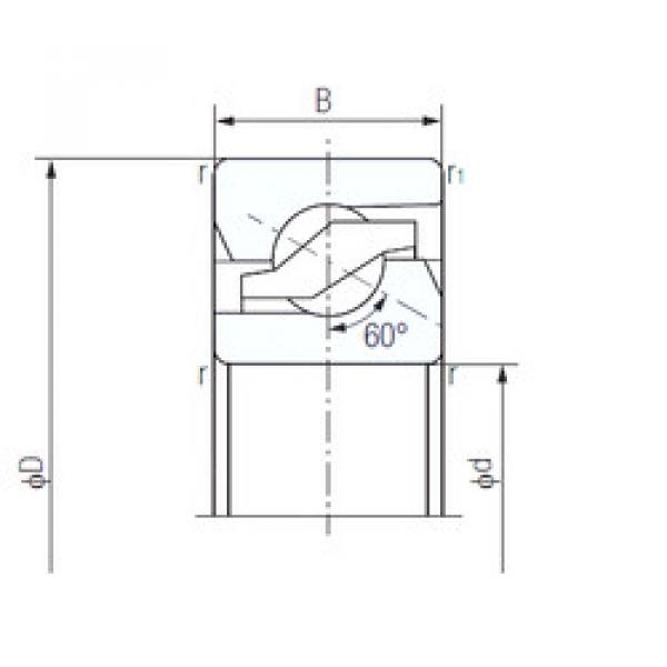 thrust ball bearing applications 15TAB04 NACHI #1 image