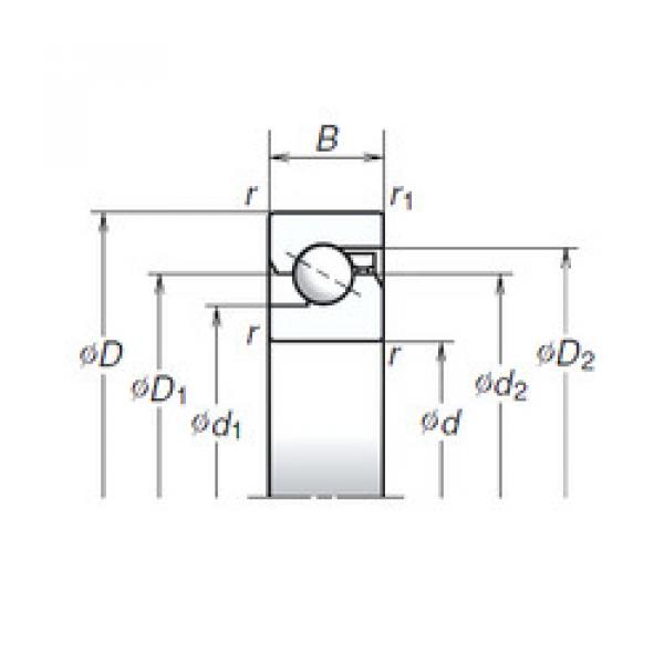 thrust ball bearing applications 20TAC47B NSK #1 image