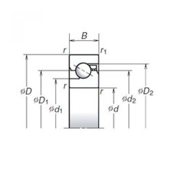 thrust ball bearing applications 50TAC100B NSK #1 image