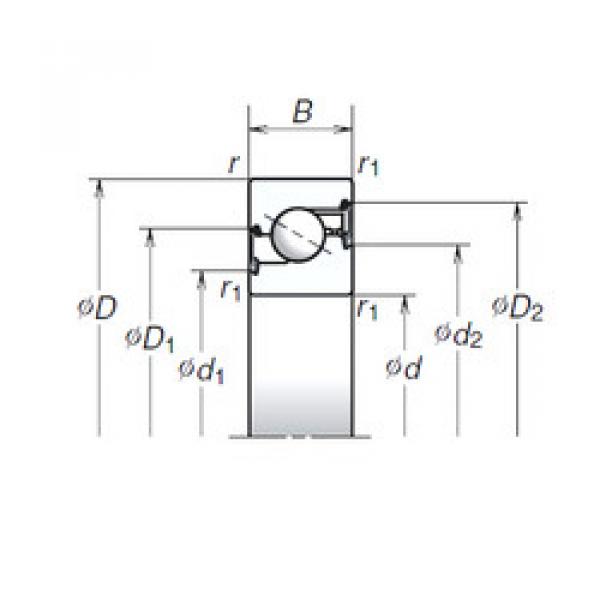thrust ball bearing applications 15TAC47BDDG NSK #1 image