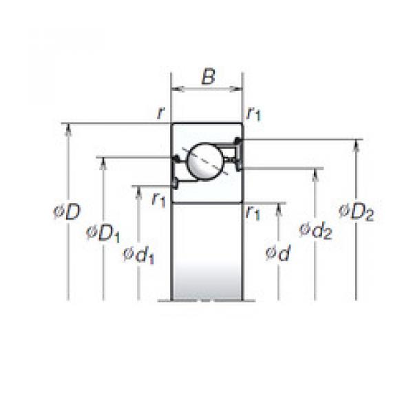 thrust ball bearing applications 35TAC72BDDG NSK #1 image