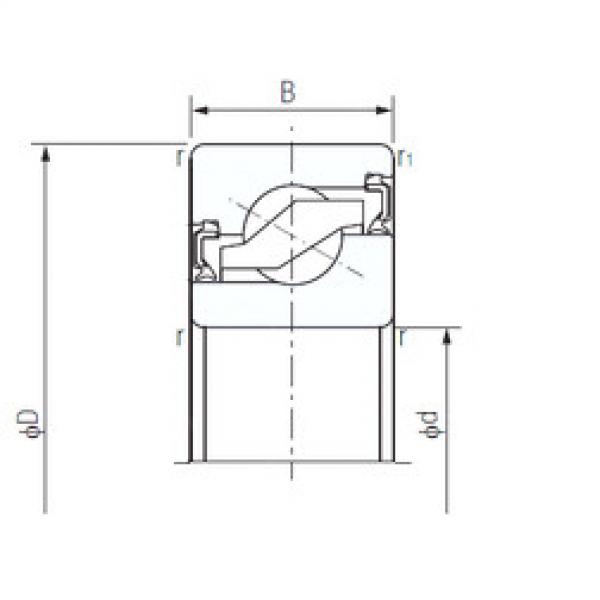 thrust ball bearing applications 15TAB04-2NK NACHI #1 image