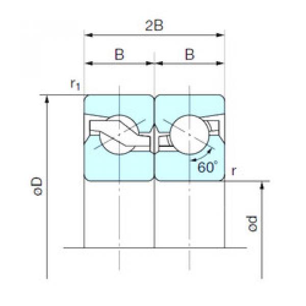 thrust ball bearing applications 25TAB06DB NACHI #1 image