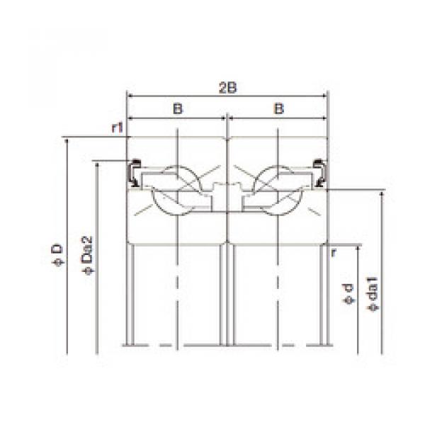 thrust ball bearing applications 35TAB07DB-2NK NACHI #1 image