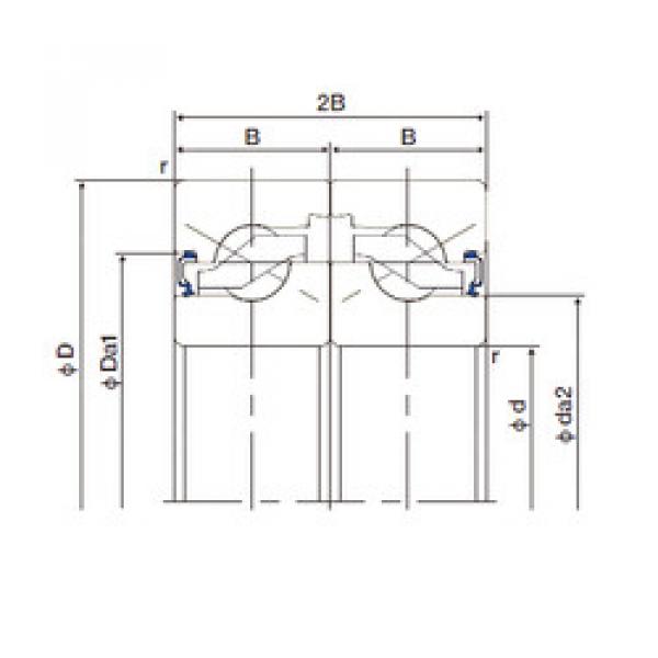 thrust ball bearing applications 20TAB04DF-2LR NACHI #1 image