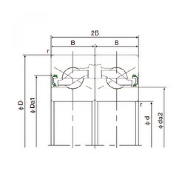 thrust ball bearing applications 17TAB04DF-2NK NACHI #1 image