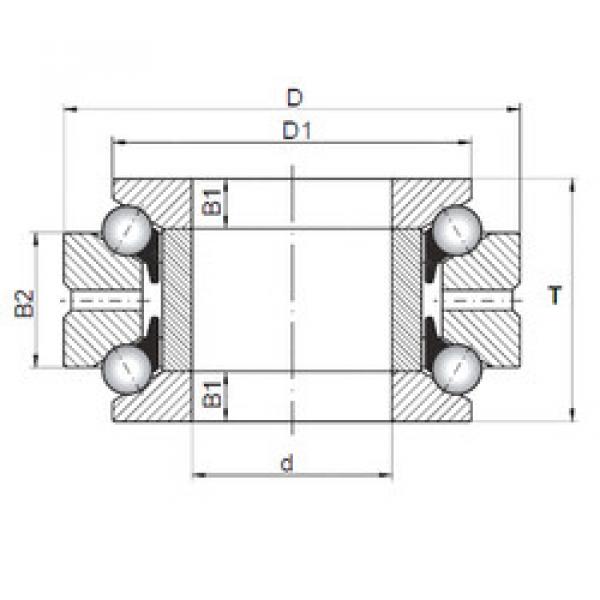 thrust ball bearing applications 234408 MSP CX #1 image