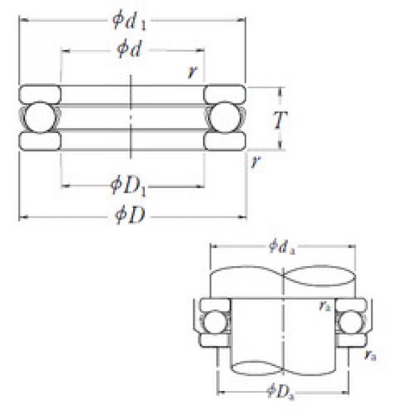 thrust ball bearing applications 51100 NSK #1 image