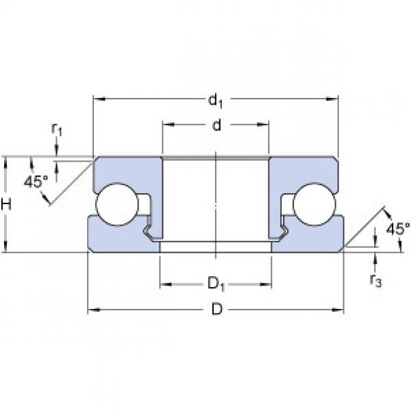 thrust ball bearing applications 51100 V/HR11Q1 SKF #1 image