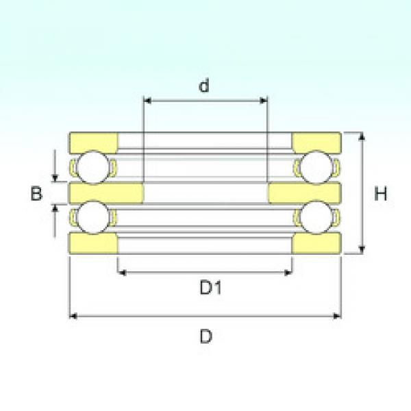 thrust ball bearing applications 52205 ISB #1 image