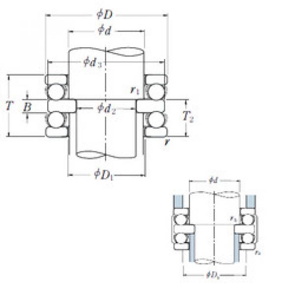 thrust ball bearing applications 52205 NSK #1 image