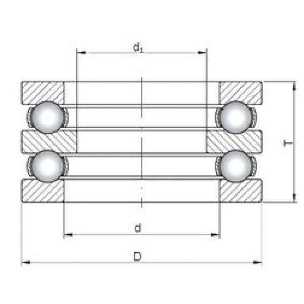 thrust ball bearing applications 52206 CX #1 image