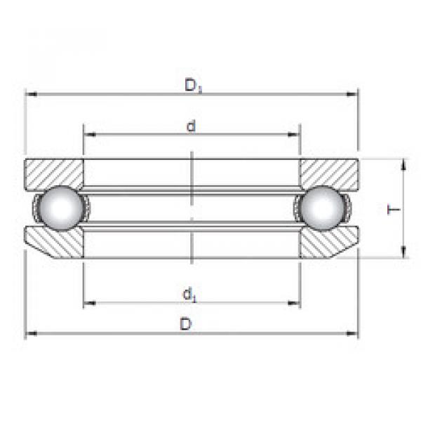 thrust ball bearing applications 53322 ISO #1 image