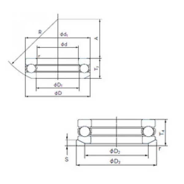 thrust ball bearing applications 53204U NACHI #1 image