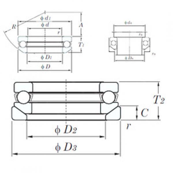 thrust ball bearing applications 53200U KOYO #1 image