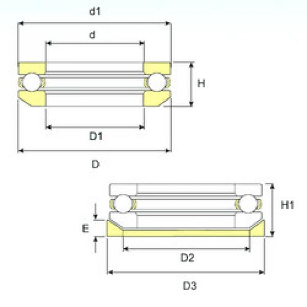 thrust ball bearing applications 53204 U 204 ISB #1 image