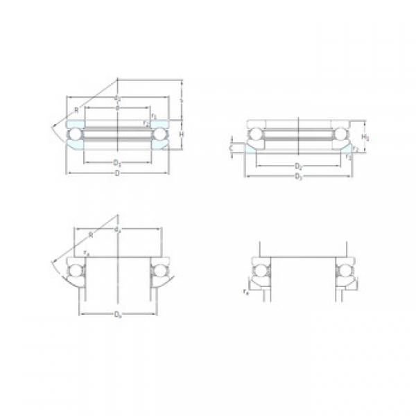 thrust ball bearing applications 53220+U220 SKF #1 image