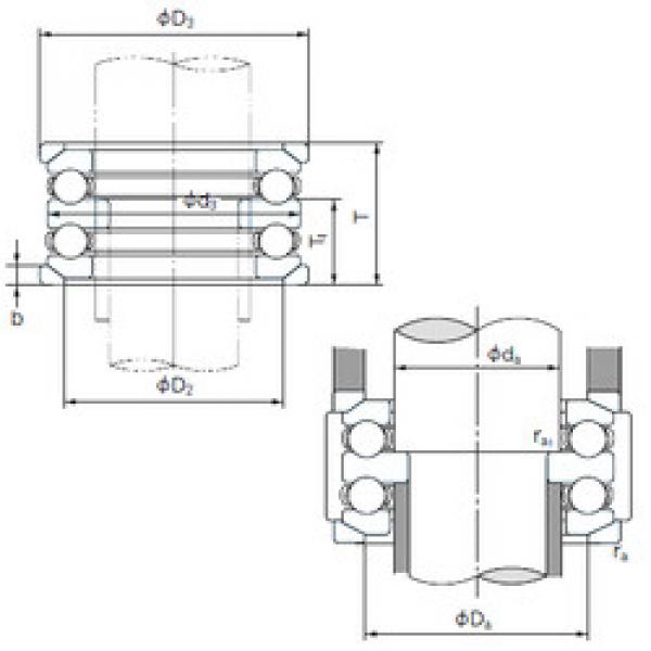 thrust ball bearing applications 54205U NACHI #1 image