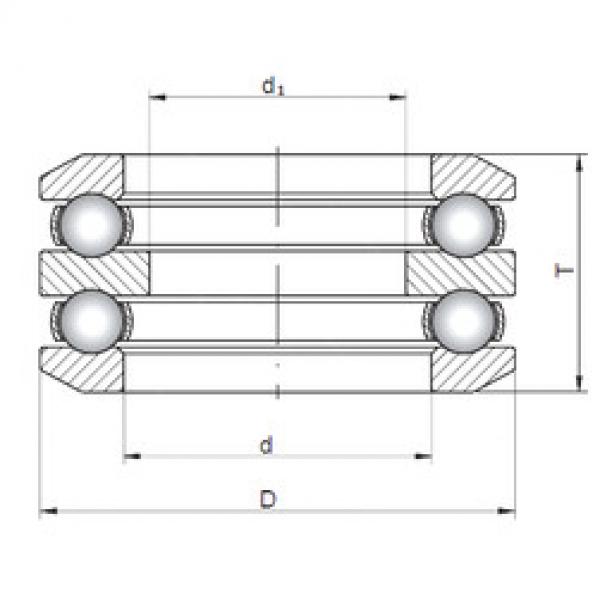 thrust ball bearing applications 54217 ISO #1 image