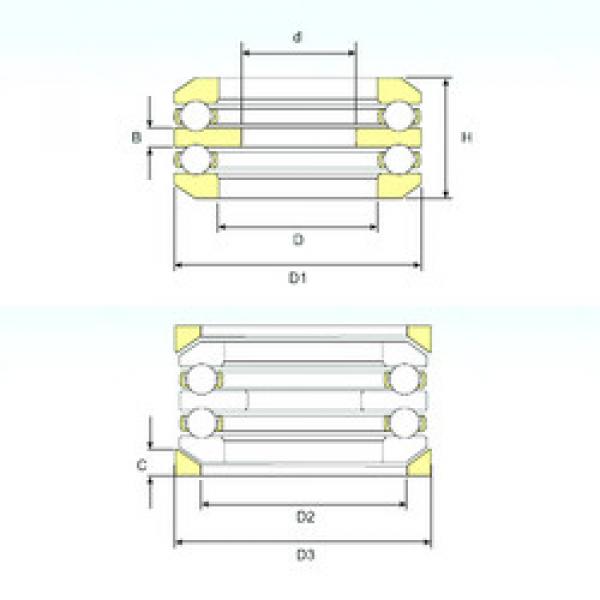 thrust ball bearing applications 54207 U 207 ISB #1 image