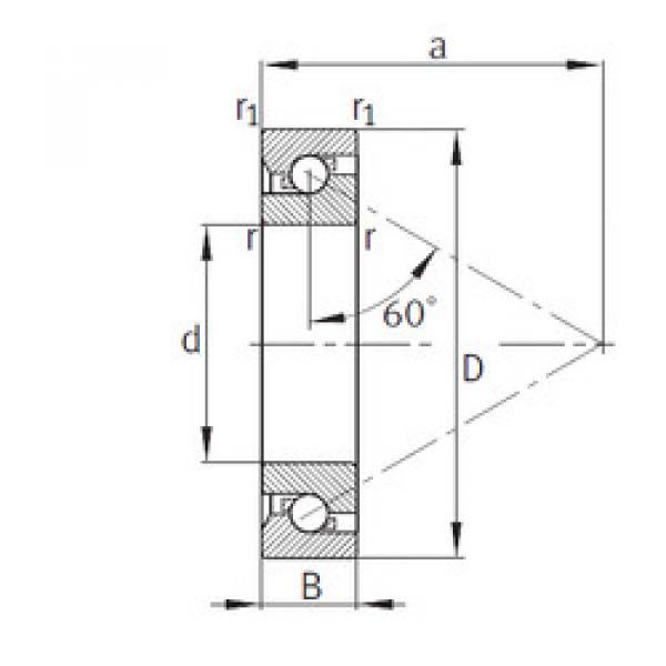 thrust ball bearing applications BSB025062-T FAG #1 image