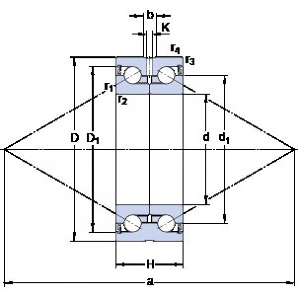 thrust ball bearing applications BEAS 030062-2RS SKF #1 image