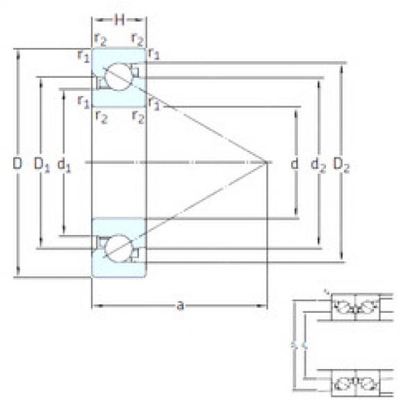 thrust ball bearing applications BSA 203 CG SKF #1 image