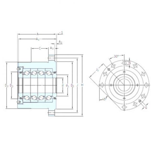 thrust ball bearing applications BSQU 260/1 TFT SNFA #1 image