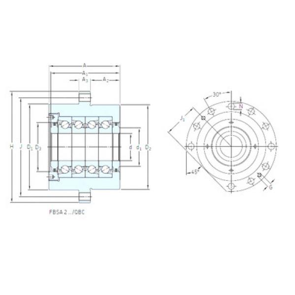 thrust ball bearing applications BSQU 245 TDT SNFA #1 image