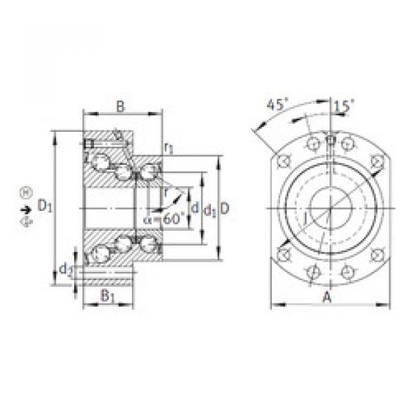 thrust ball bearing applications DKLFA40115-2RS INA #1 image