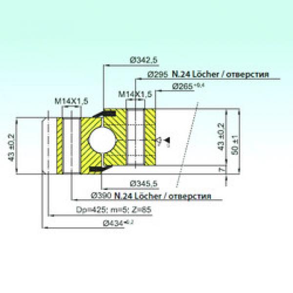 thrust ball bearing applications EB1.20.0344.200-1STTN ISB #1 image