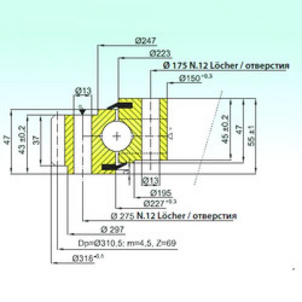 thrust ball bearing applications EB1.22.0225.400-1SPPN ISB #1 image