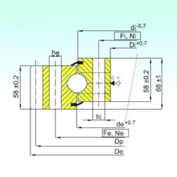 thrust ball bearing applications EB1.25.1534.400-1SPPN ISB #1 image