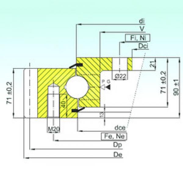 thrust ball bearing applications EBL.30.0955.201-2STPN ISB #1 image