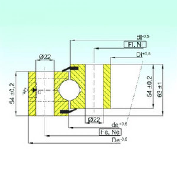 thrust ball bearing applications NB1.25.0855.200-1PPN ISB #1 image