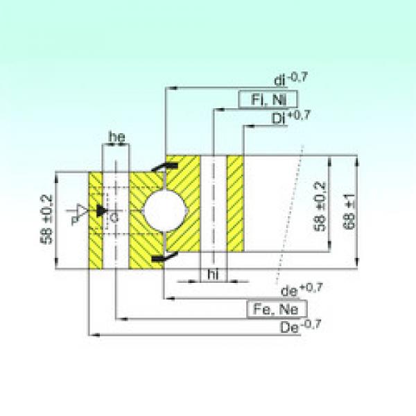 thrust ball bearing applications NB1.25.1424.400-1PPN ISB #1 image