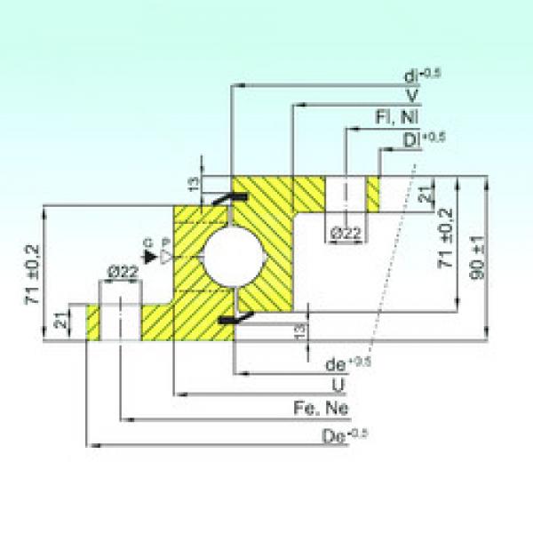 thrust ball bearing applications NBL.30.1355.200-1PPN ISB #1 image