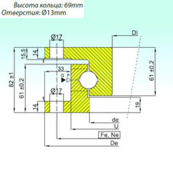 thrust ball bearing applications NK.22.0400.100-1N ISB #1 image