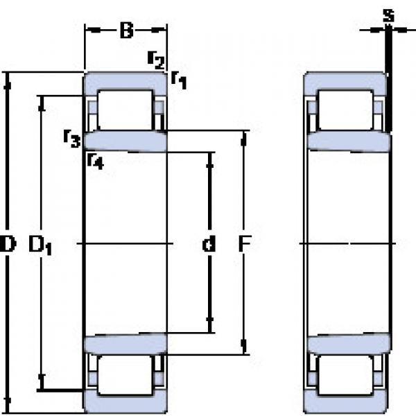 thrust ball bearing applications NU 206 ECKP SKF #1 image