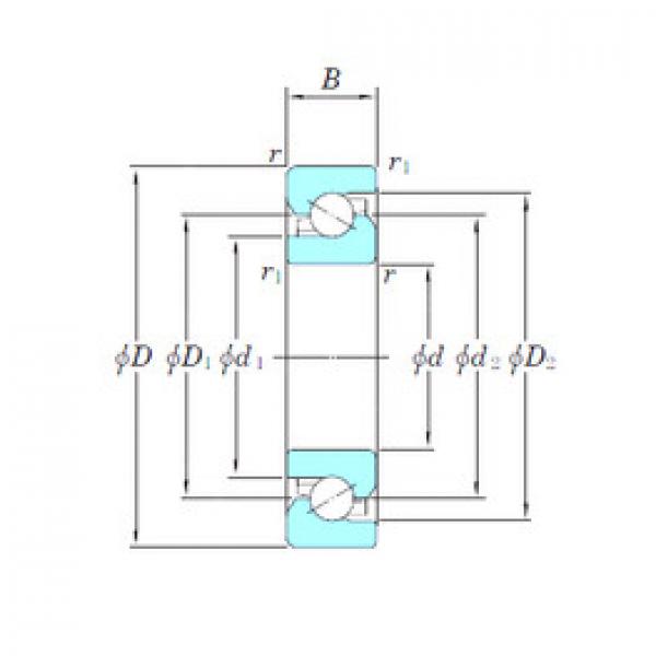 thrust ball bearing applications SAC2047B KOYO #1 image