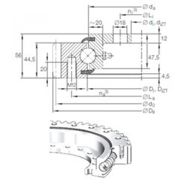 thrust ball bearing applications VLA 20 0544 N INA #1 image